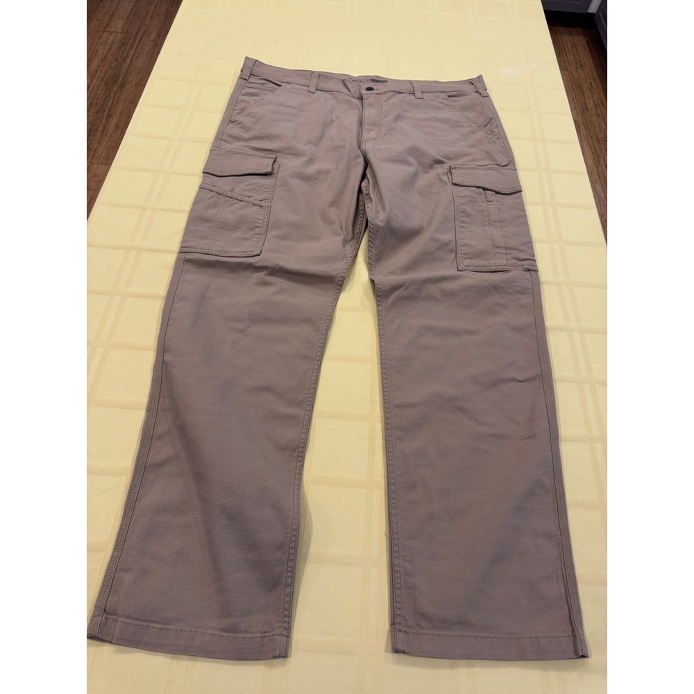 Carhartt Force Relaxed Fit Straight Leg Cargo Pants Tan Brown 40x32 NEW